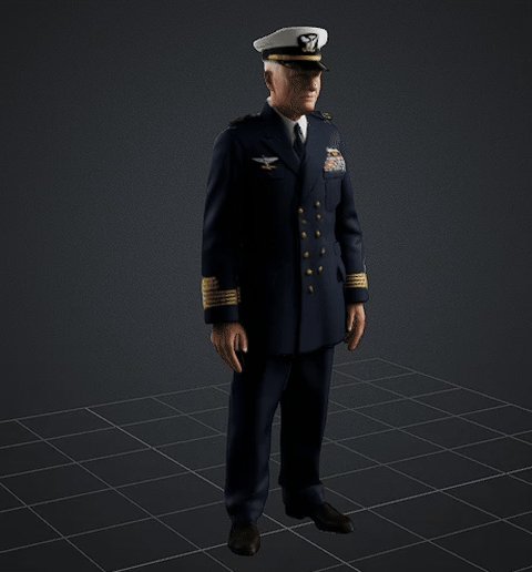 dbx-chester-w-nimitz-2.gif DBX Pack 3 Chester Nimitz Bust Stl Obj Glb for 3D Printer