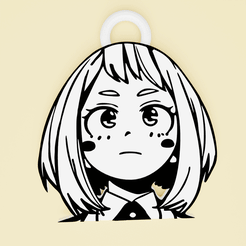 ezgif.com-gif-maker.gif 3D file BOKU NO HERO KEYCHAINS・3D printer model to download