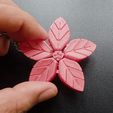 pointsettia-keychain-3.gif porte-clés poinsettia articulé (3mf inclus)