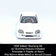 98-SR.gif 98 Mustang SR Body Shell with Dummy Chassis (Xmod and MiniZ)
