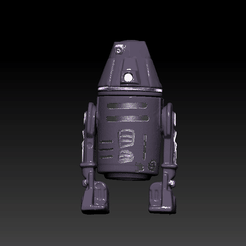 DROIDE LOCO3.gif Fichier 3D Star Wars .stl R4 droid .3D Kenner Style Action figure STL OBJ 3D・Objet imprimable en 3D à télécharger