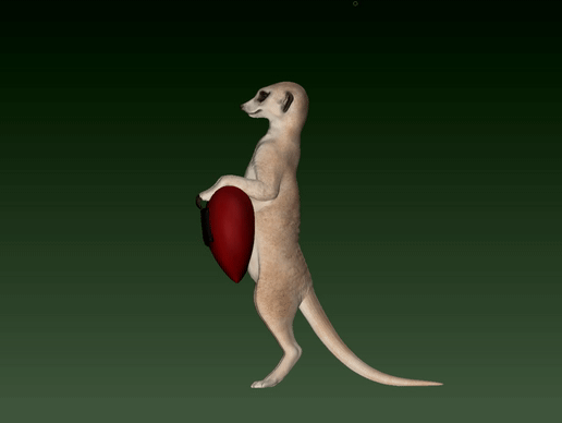 I_Love_U.gif surikate San Valentine's Day, imprimir no local