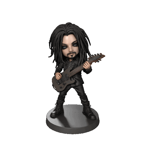 James “Munky” Shaffer – Korn Chibi Nu Metal Guitarist Figure (Fan Art)
