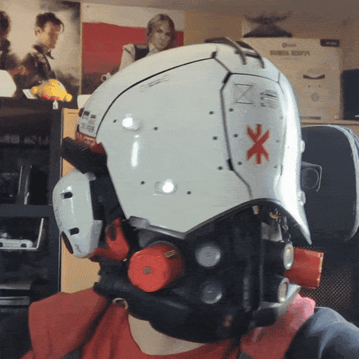 Cyberpunk 2077 - Trauma Team - Soldier Helmet - 3D Models