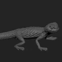 01.gif STL file Lizard / realistic /・3D printing template to download