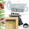 021a.gif 🎅 Christmas door corner (santa, decoration, decorative, home, wall decoration, winter) - by AM-MEDIA