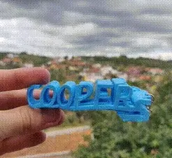 VID_20220908_170400.gif Datei STL Mini Cooper S R53 - Schlüsselanhänger・Design für 3D-Drucker zum herunterladen