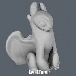Light Fury.gif Light Fury (Easy print no support)