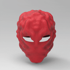untitled.44.gif Fichier STL masque mascara voronoi cosplay halloween・Objet imprimable en 3D à télécharger