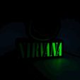 IMG_7044.gif Fichier 3D Logo Nirvana led・Modèle imprimable en 3D à télécharger