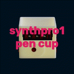 Unbenanntes-Video-–-Mit-Clipchamp-erstellt-3.gif Archivo STL synthpro1 vaso para bolígrafo・Plan de impresora 3D para descargar, alekishappy