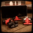 20221030_211223.gif STL file keychain, phone holder and formula 1 car toy・3D print model to download