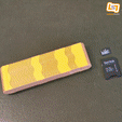 SD-gif-cults-2.gif Archivo 3D Cajas individuales para 2 a 6 tarjetas SD o 4 a 12 tarjetas microSD・Plan para descargar y imprimir en 3D