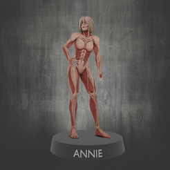 annie18.gif Archivo STL Mujer titán de aot - attack on titan sexy・Diseño para descargar y imprimir en 3D, tuanmttl