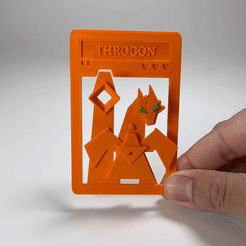 ezgif.com-gif-maker-7.gif Fichier STL Throgon - Jeu de cartes de tir à la torche・Objet imprimable en 3D à télécharger