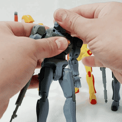 MP1_2_GIF.gif Free STL file Android MP-1 (Action Figure)・3D printing idea to download, Jwoong