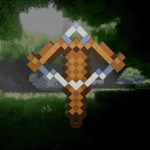 1.gif Porta-chaves de besta do Minecraft. 🏹