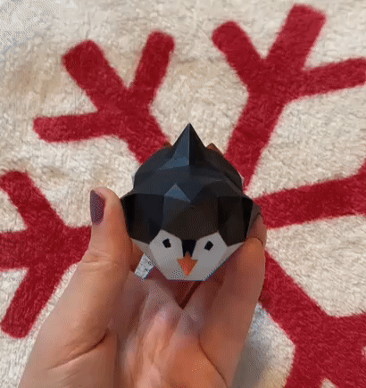 Penguin-gif-4.gif Pengiun sliding low poly