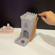 Sequence-08.gif STL file Mechanical Dice Tower・3D printer model to download