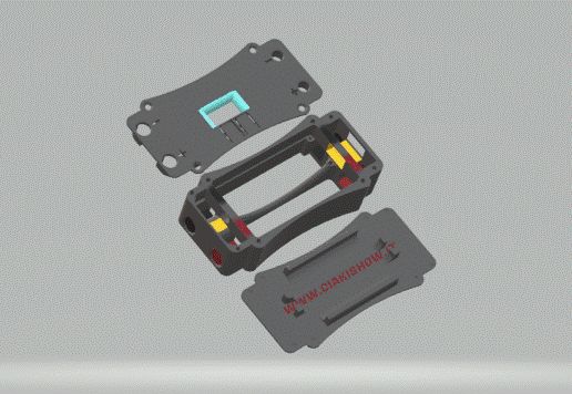 GX591-Rivoluzione.gif GX591 Soudeur par points pour batteries avec boîtier imprimé en 3D