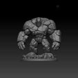 ZBrush-Movie.mp4 Stone Golem – Miniature for RPG / D&D – STL File