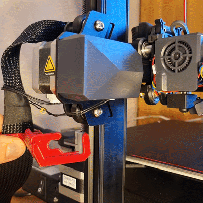 Ender 3 S1 cable holder, cable guide for flat cable