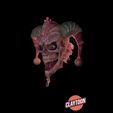 Skull,-Jocker,-Halloween,-3D-Printed,-3D-Model,-Resin,-Figure,-Toy,-Cute,-Creature,-STL,-FDM,-Spooky.gif Halloween Skull Jocker
