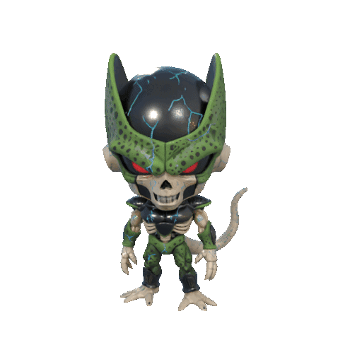 cell skeleton 3D model