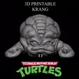 KRANG-GIF.gif 3D PRINTABLE KRANG 80s CARTOON NINJA TURTLES TMNT