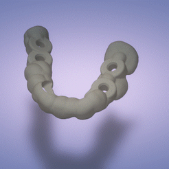 Surgical-guide-2.gif Download STL file Surgical guide dental implant • 3D printer design, lablexter
