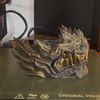 ezgif.com-gif-maker.gif STL file Samurai Dragon Mask | Liberty Square Fan Art・3D printer design to download, Frankly_Everything