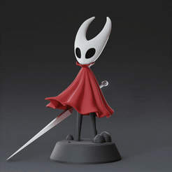 HornetV2.gif STL file Hornet v2 Hollow Knight Silksong・3D printing template to download