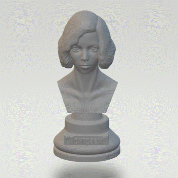 Queen's Gambit - "Let's play" Queen Chess Piece Replacement! - 3D model önizlemesi