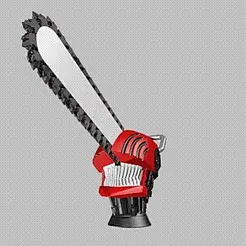 chainsaw1.gif Chainsaw with movable sliding chains