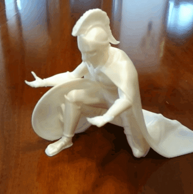 thumb2.gif STL file Spartan Soldier Pen Holder・3D printing template to download, nowprint3d