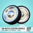 0.gif VW Beetle Custom 3tlg wheels for Tamiya Volkswagen Beetle 1:24 scale model