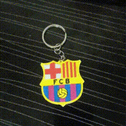 barcelona-logo.gif STL file Barcelona Key Chain・3D print object to download, 3Dartbox