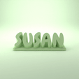 Susan_Organic.gif Susan 3D Nametag - 5 Fonts