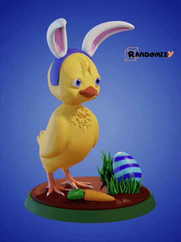 5.gif 3D file Pyogi Easter Little Chicken・3D printer model to download, RandomizY
