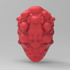 untitled.208.gif STL file MASK MASK VORONOI COSPLAY HALLOWEEN・3D printable model to download