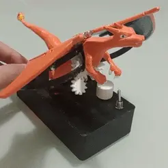 ezgif.com-gif-maker-4.gif STL file Charizard Automaton・3D printing template to download
