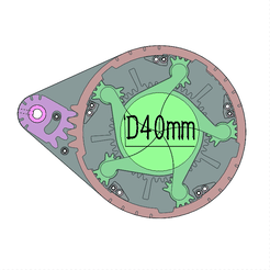 D40M5BTY2-with-dimension.gif Archivo 3D D40M5B-TY2 mecanismo mecánico para impresión 3d・Modelo para descargar y imprimir en 3D