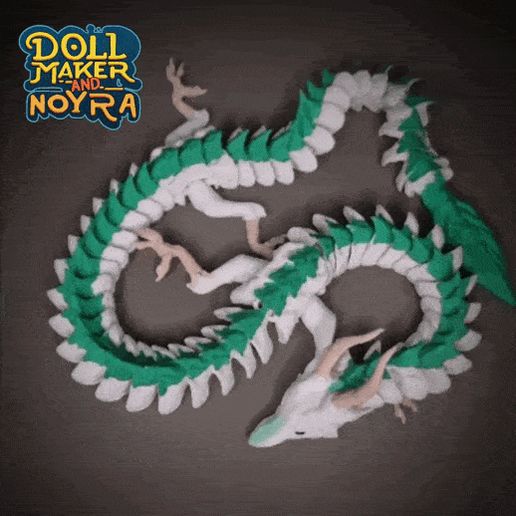 🐉 Dragon from spirited away- Haku・ STL File for 3D