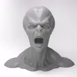 ezgif.com-animated-gif-maker.gif Bust of a Screaming Alien