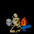 Sequence-02.gif ARTICULATED HALLOWEEN SKELETON PACK WITH PROPS