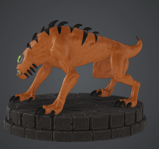 Wildmutt Statue STL – Ben 10 Alien Figure | Easy Print, Beginner Friendly | 3D Printable Model