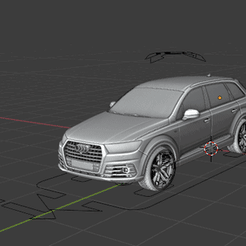 ezgif.com-gif-maker-1.gif Download STL file Audi Q7 - Detailed and Rigged • 3D printable template, cgiverse2k25