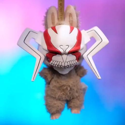 DSCF0008-ezgif.com-video-to-mp4-converter.mp4 Bleach Ighigo Hollow Mask - Labubu Accessories