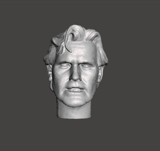ASH'S HEAD FROM THE MOVIE ARMY OF DARKNESS FOR PERSONALIZED FIGURINES .STL .OBJ