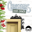 018a.gif 🎅 Christmas door corner (santa, decoration, decorative, home, wall decoration, winter) - by AM-MEDIA